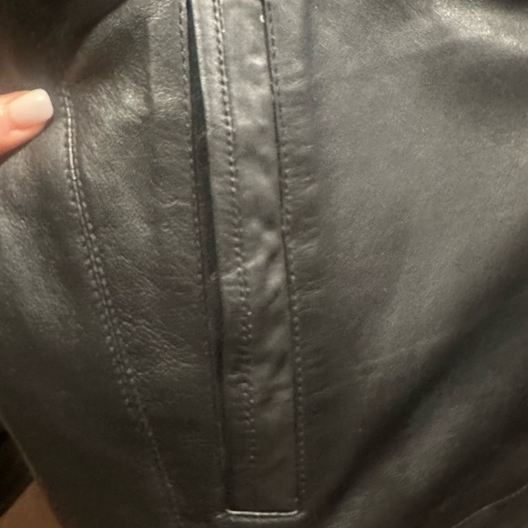PERRY ELLIS MENS BRAND NEW NEVER WORN LEATHER COST - Picture 8 of 9